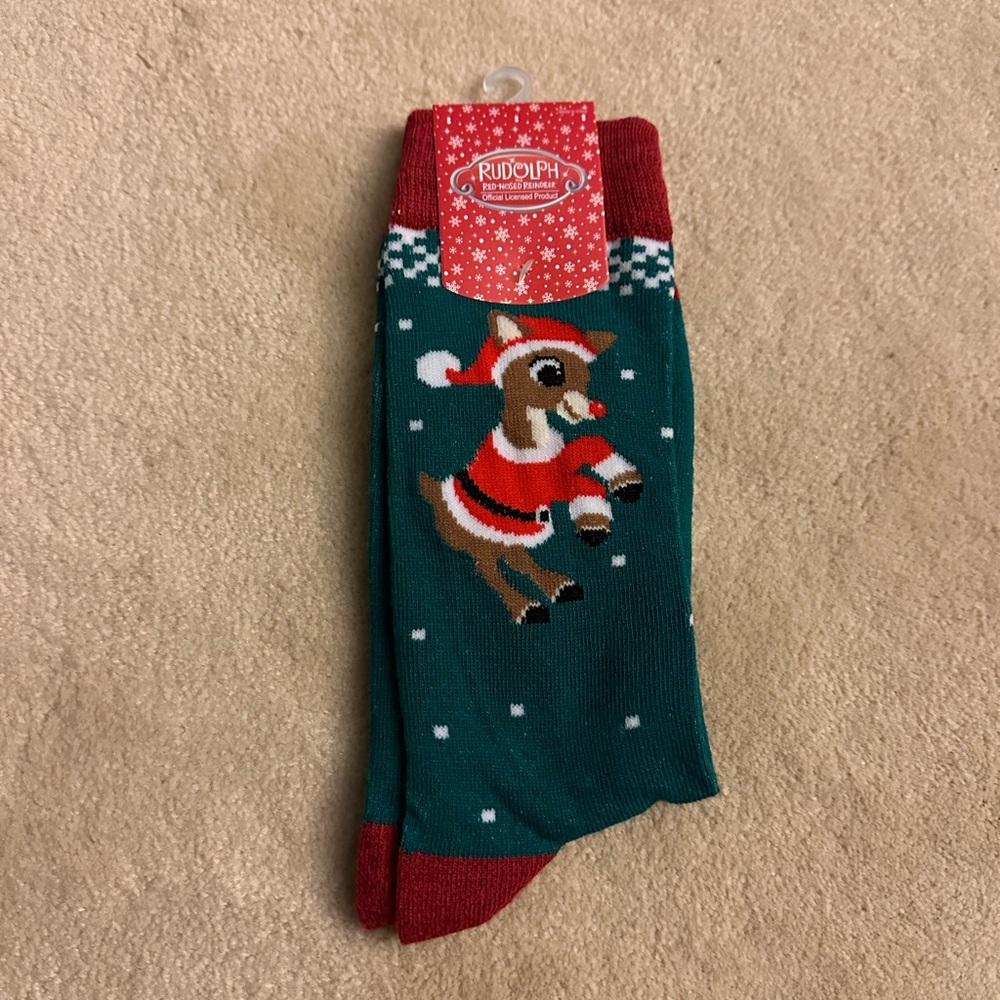Rudolph socks